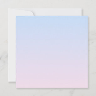 Pale Pink and Blue Gradient Background Card