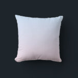 Pale Pink and Blue Gradient Background Cushion<br><div class="desc">Pale pink and blue gradient colours.</div>