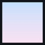 Pale Pink and Blue Gradient Background Poster<br><div class="desc">Pale pink and blue gradient colours.</div>