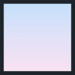 Pale Pink and Blue Gradient Background Poster<br><div class="desc">Pale pink and blue gradient colours.</div>