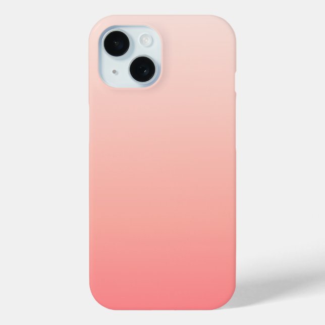 Pale pink and peach gradient Case-Mate iPhone case (Back)