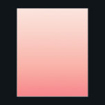 Pale pink and peach gradient flyer<br><div class="desc">Pale pink and peach gradient colours.</div>