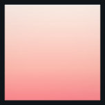 Pale pink and peach gradient photo print<br><div class="desc">Pale pink and peach gradient colours.</div>