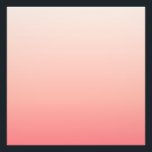 Pale pink and peach gradient photo print<br><div class="desc">Pale pink and peach gradient colours.</div>