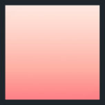 Pale pink and peach gradient poster<br><div class="desc">Pale pink and peach gradient colours.</div>
