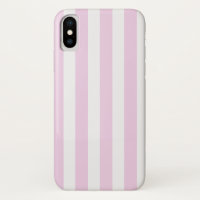 Pale pink and white candy stripes