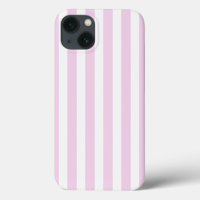 Pale pink and white candy stripes Case-Mate iPhone