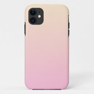 Pale pink and yellow gradient background Case-Mate iPhone case