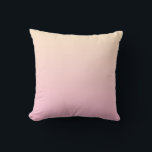 Pale pink and yellow gradient background cushion<br><div class="desc">Pale pink and yellow gradient.</div>