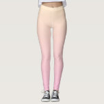 Pale pink and yellow gradient background leggings<br><div class="desc">Pale pink and yellow gradient.</div>