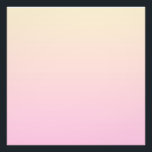 Pale pink and yellow gradient background photo print<br><div class="desc">Pale pink and yellow gradient.</div>