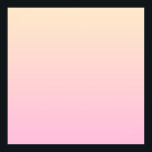 Pale pink and yellow gradient background poster<br><div class="desc">Pale pink and yellow gradient.</div>