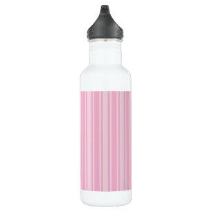 Pale pink candy stripes 710 ml water bottle