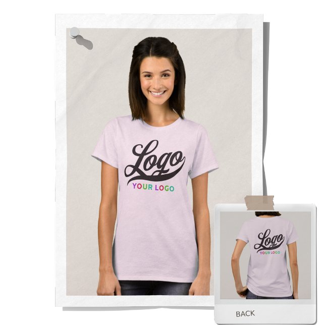 Pale Pink Company Logo Swag Business Women T-Shirt (Creator Uploaded)