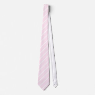 Pale pink Diagonal Stripes. Tie