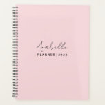 Pale pink elegant custom planner<br><div class="desc">Use this pale pink planner to get things done. Weekly and monthly planning,  scheduling,  and note-taking pages for work or personal use. Stickers are part of this planner,  which will make your planning even more creative. You can begin at any time because the pages are blank.</div>
