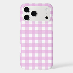Pale pink gingham