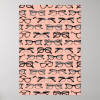 Pale Pink Glasses, Eyeglasses, Eyewear