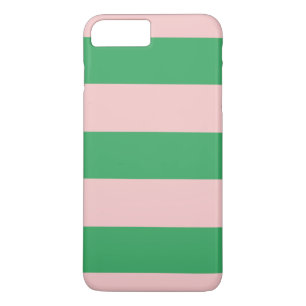 Pale Pink & Green Stripes Case-Mate iPhone Case
