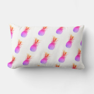 Pale Pink Purple Pineapple Pattern Cushion