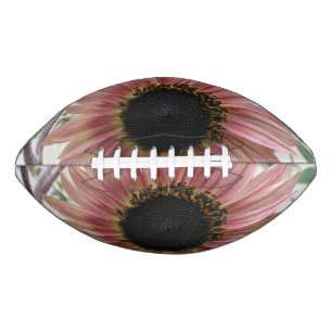 Pale Pink Sunflower Football