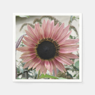 Pale Pink Sunflower Napkin