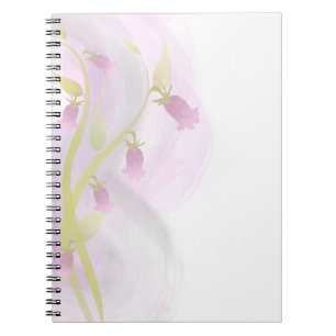 Pale Pink Watercolor Wash Spiral Notebook