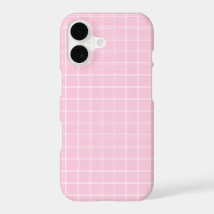 Pale Pink Window Pane Plaid
