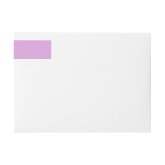 Pale Plum High Quality Coloured Wrap Around Label (Front)