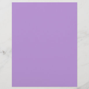 Pale Purple (solid colour)  Custom Letterhead
