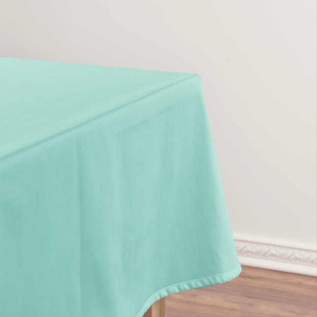 Pale Robin Egg Blue Solid Colour Tablecloth (In Situ)