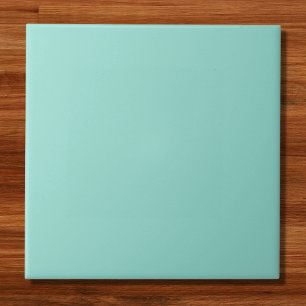 Pale Robin Egg Blue Solid Colour Tile