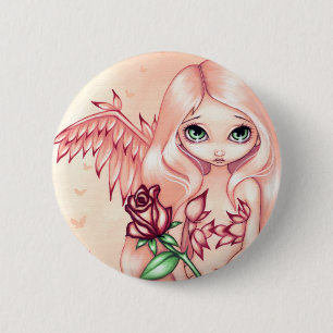 "Pale Rose" Button