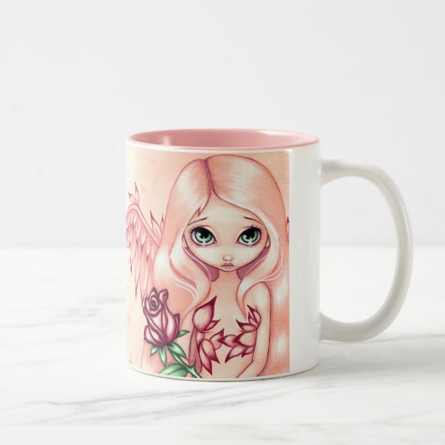 "Pale Rose" Mug (Right)