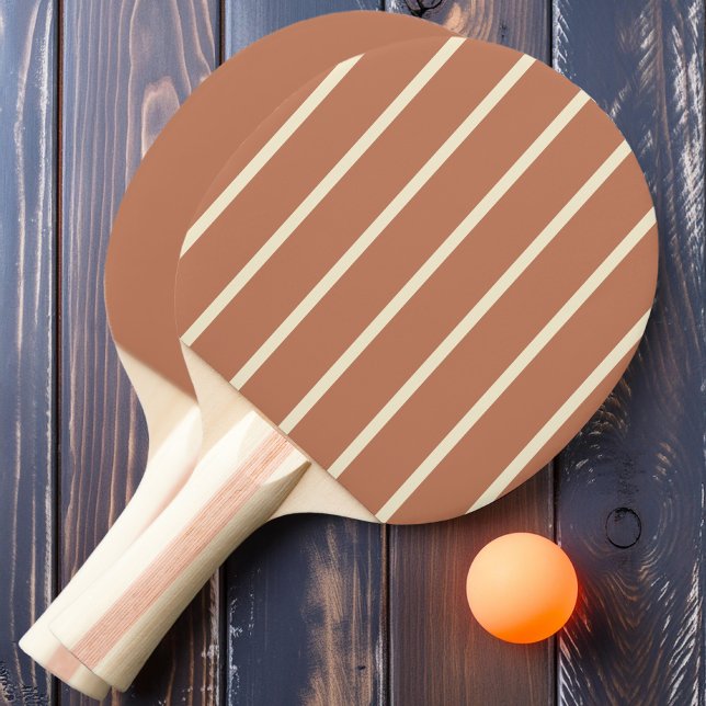 Pale Rose Striping and Solid  Ping Pong Paddle (Creator Uploaded)