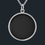 pale sterling silver necklace<br><div class="desc">Just black hex code 000000 trend colour gothic midnight sylish</div>