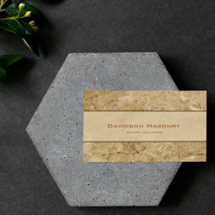 Pale Stone Business Card