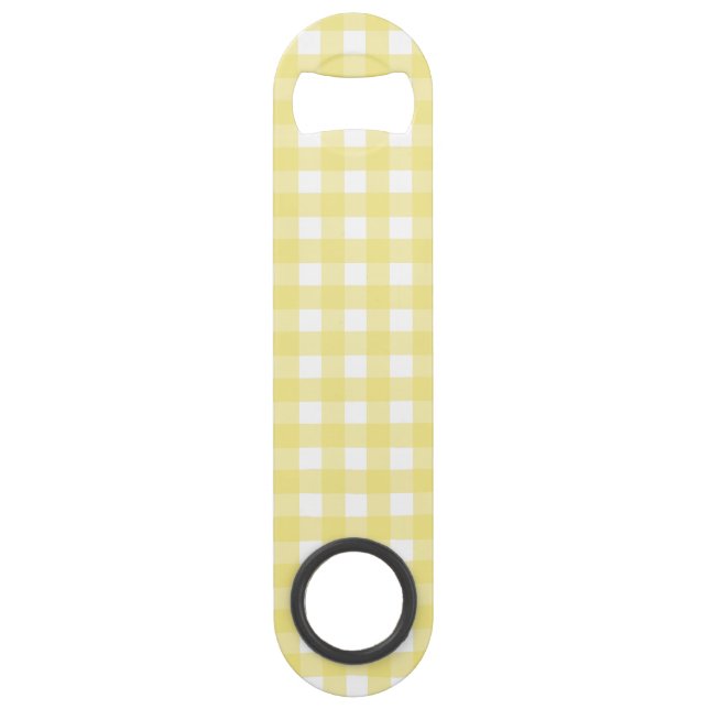 Pale yellow and white gingham (Front)