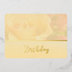 Pale Yellow Birthday