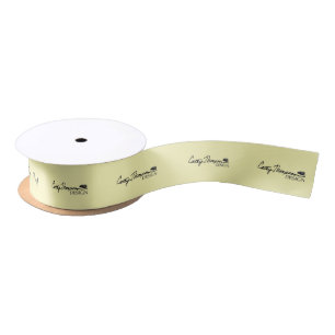 Pale Yellow Cut and Sew Handmade Crafts Labels Satin Ribbon