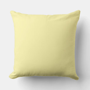 Pale Yellow Decorative Cushion