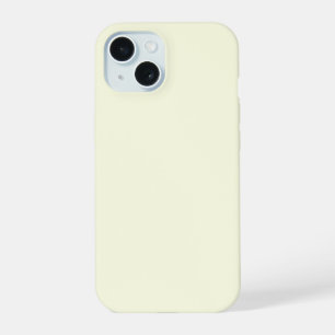 Pale Yellow   iPhone 15 Case