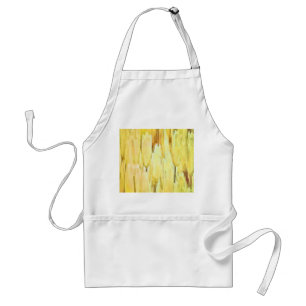 Pale Yellow Tulips Artistic Abstract Standard Apron