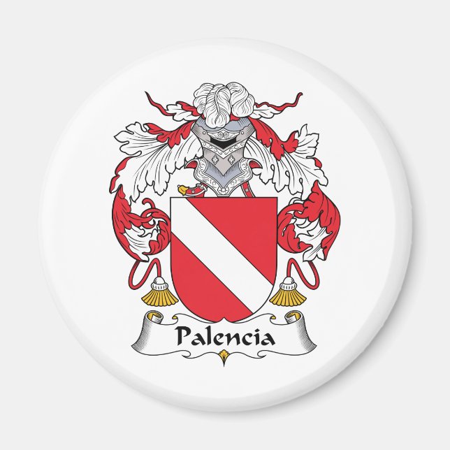 Palencia Family Crest Magnet (Front)