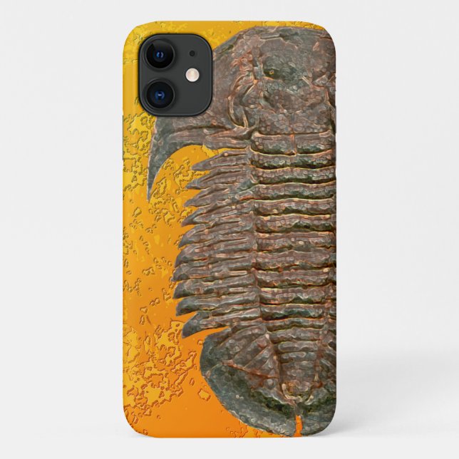"Paleo-chic" Yuepingia Fossil Trilobite Case-Mate iPhone Case (Back)