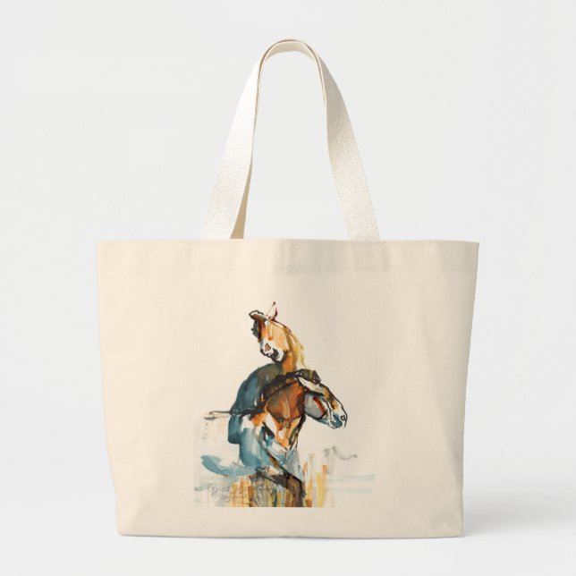 Paleolithic Large Tote Bag (Front)