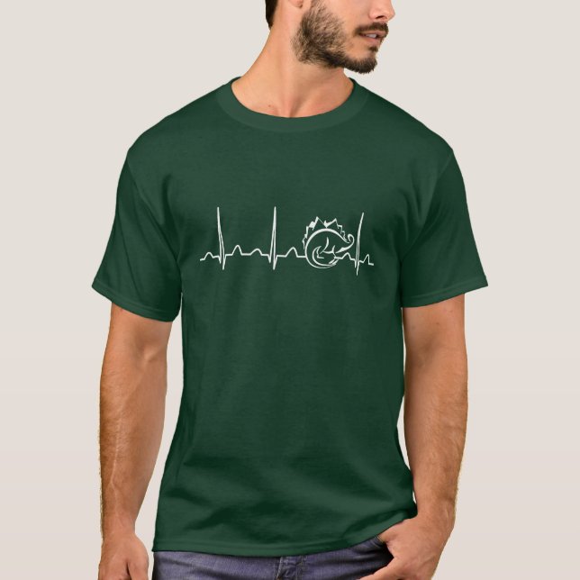 Paleontologist Heartbeat T-Shirt (Front)