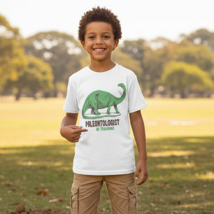 Paleontologist in Training Dinosaur Kids T-shirt