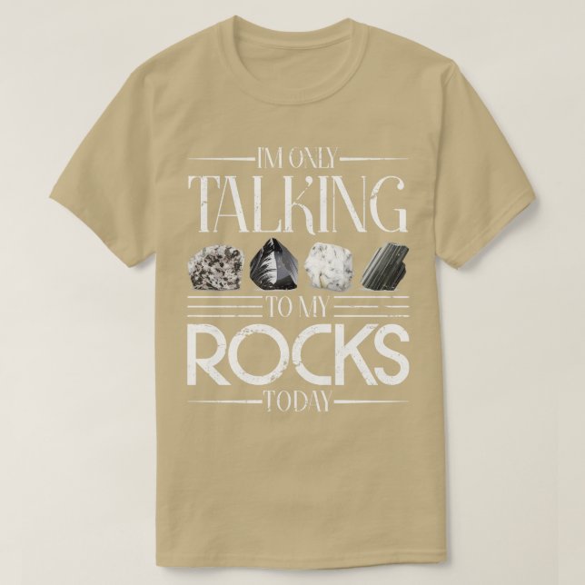 Paleontology Retro Rocks Funny Geology Quote Geolo T-Shirt (Design Front)