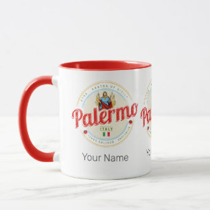 Palermo Capital Of Sicily Italy Vintage Souvenir Mug